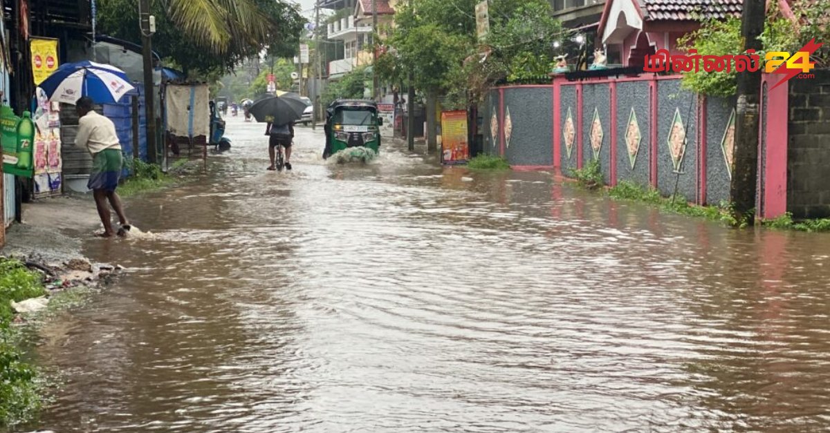 வெள்ளத்தில் மூழ்கியுள்ள ஜெயந்திபுரம்