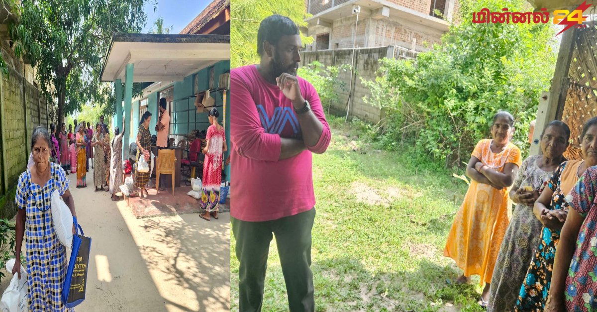 பெண் தலைமை தாங்கும் குடும்பங்களுக்கு உலருணவு பொருட்களை வழங்கி வைப்பு