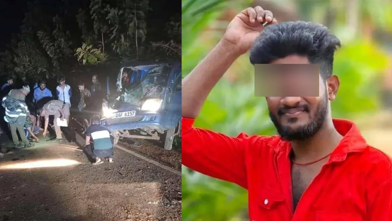 வாகன விபத்து இளைஞன் மரணம்