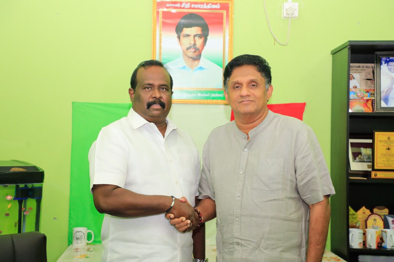 சஜித் பிரேமதாச – செல்வம் அடைக்கலநாதன் சந்திப்பு
