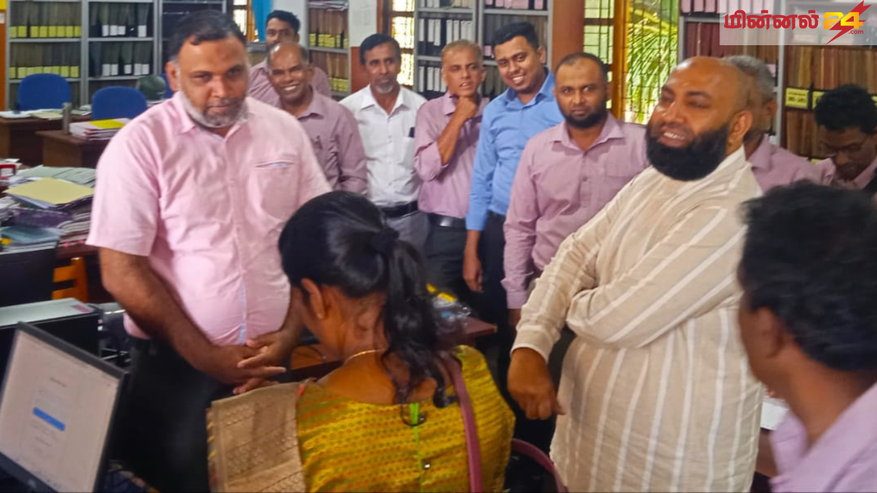 கல்முனை வலயக் கல்வி அலுவலகத்திற்கு பாராளுமன்ற உறுப்பினர் திடீர் விஜயம்