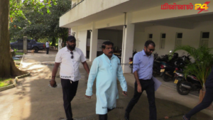 யாழ்ப்பாணத்தில் தேர்தல்கள் அலுவலகத்திற்கு வருகைதந்த அமைச்சர்