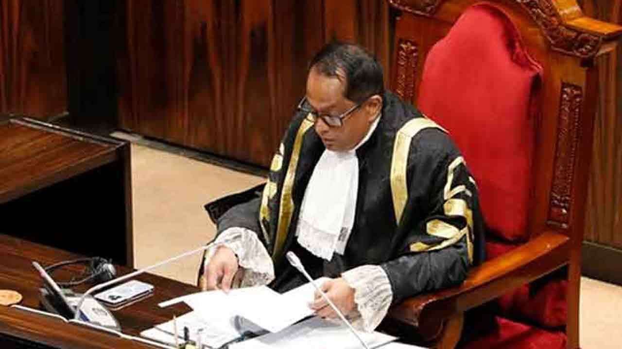சபாநாயகரின் விசேட அறிவிப்பு