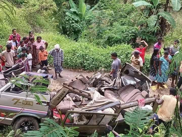 இறம்பொடையில் மீண்டும் விபத்து: 11 பேர் படுகாயம்