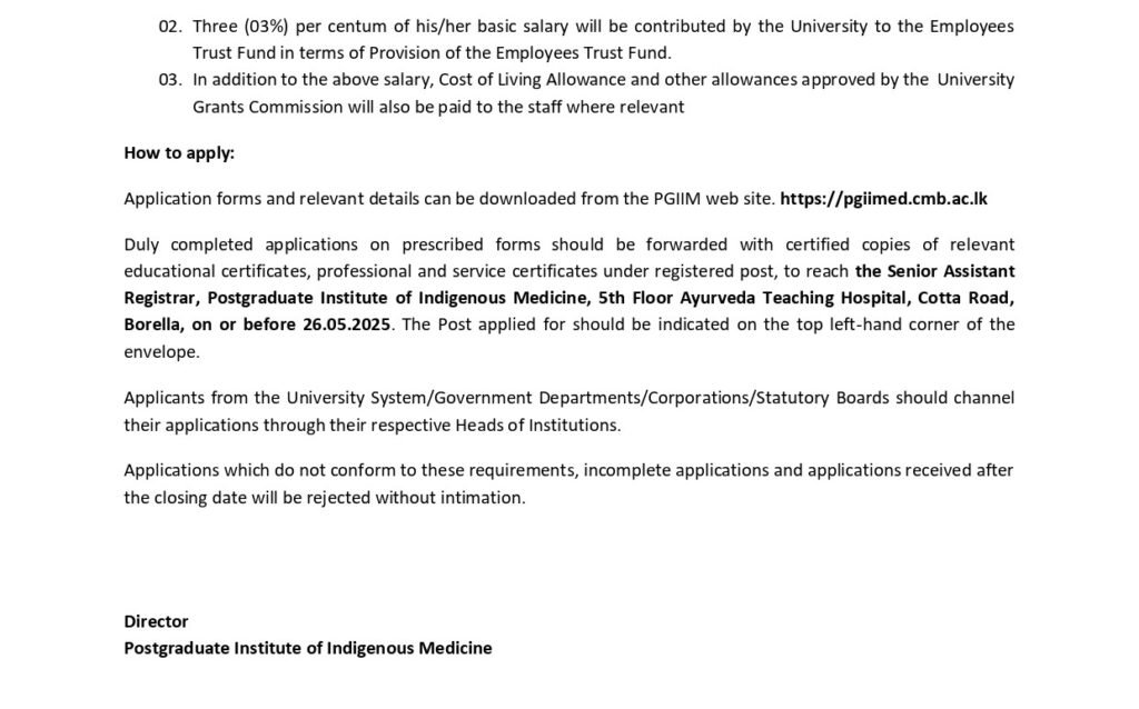 Management Assistant Vacancies 2025