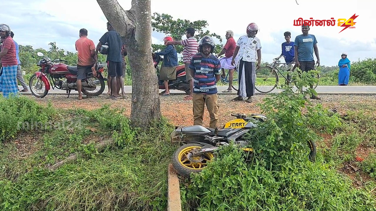 மட்டக்களப்பு -திருகோணமலை பிரதான வீதியில் விபத்து: இருவர் படுகாயம்