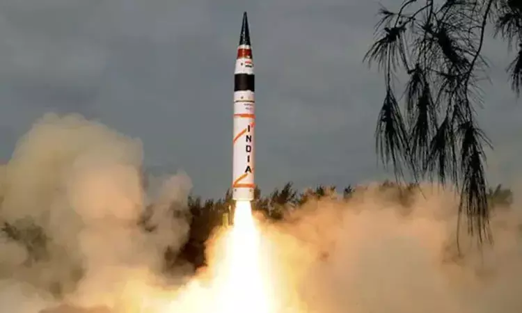 இந்தியாவின் 'அக்னி–5' ஏவுகணையின் வெற்றிகரமாக சோதனை