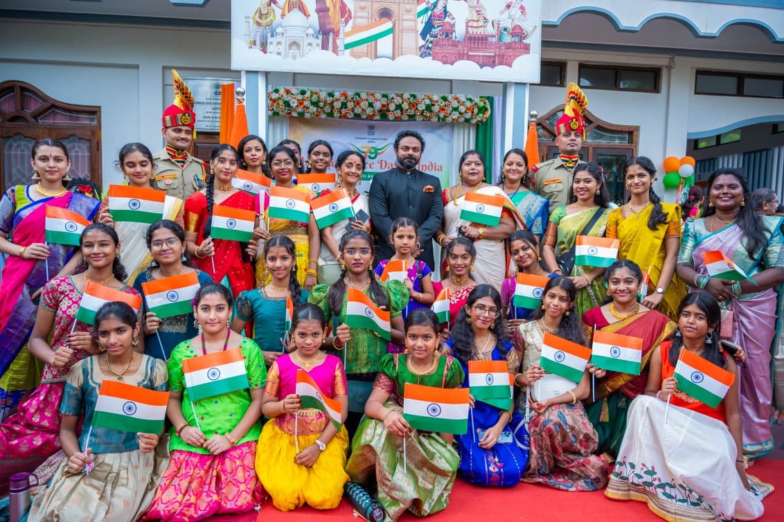 இந்தியாவின் சுதந்திர தினத்தை கொண்டாடிய யாழ் இந்திய பொதுத் தூதரகம்