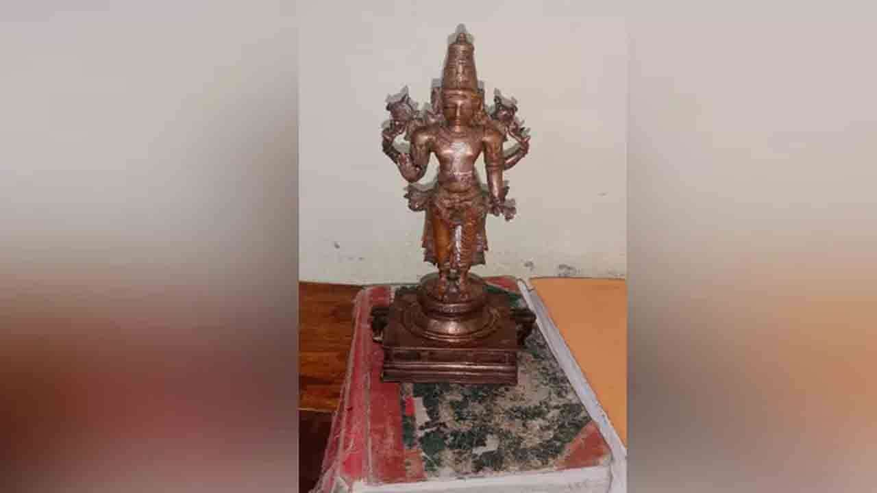 இலங்கைக்கு கடத்த முயன்ற ஐம்பொன் சிலையுடன் இருவர் கைது!