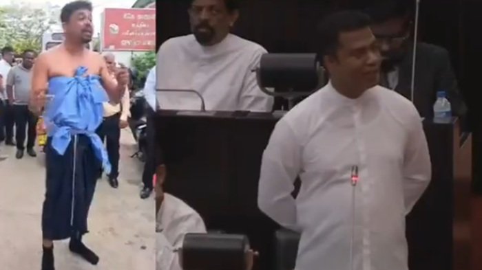 அரைகுறை ஆடையுடன் ஊடகங்களுக்கு முன் ஷோ காட்டியவர் மாகாண சபையின் முன்னாள் தலைவர் -