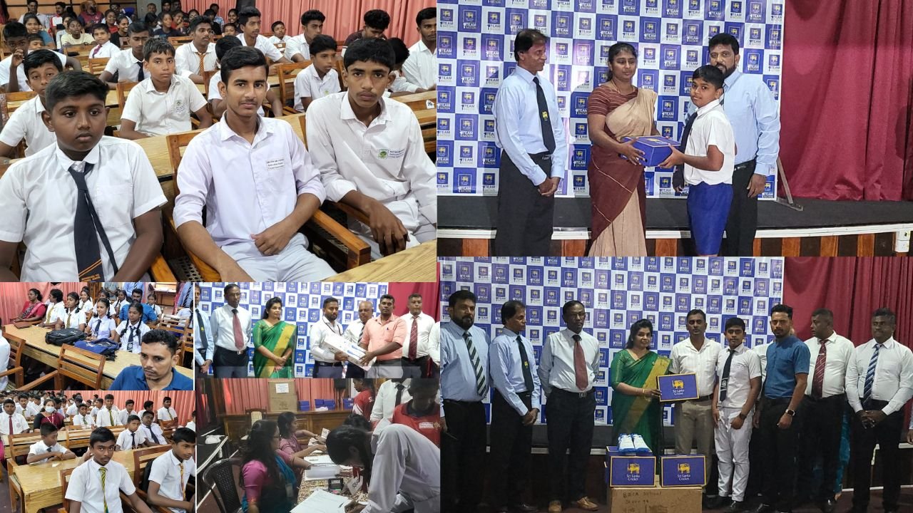 மட்டக்களப்பில் இளம் கிரிக்கட் வீரர்களுக்கு கிரிக்கட் உபகரணங்கள் வழங்கி வைப்பு