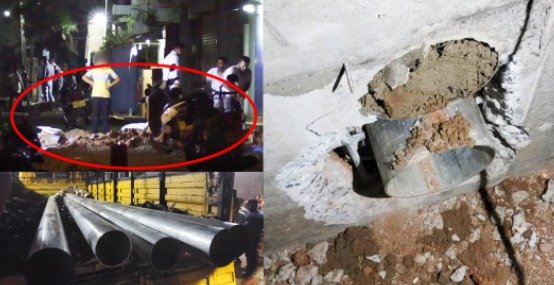 காத்தான்குடியில் வடிகானை இரவோடு இரவாக சட்டவிரோதமாக உடைக்கும் முயற்சி!