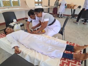 நானாட்டான் டிலாசால் கல்லூரியின் 125 ஆவது ஆண்டு நிறைவையொட்டி இடம் பெற்ற இரத்ததான முகாம்