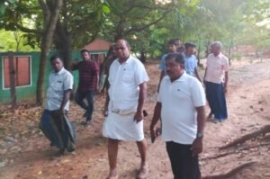 களுவன்கேணியில் இராணுவ முகாம் காணியினை பார்வையிட்ட சிறிநாத்