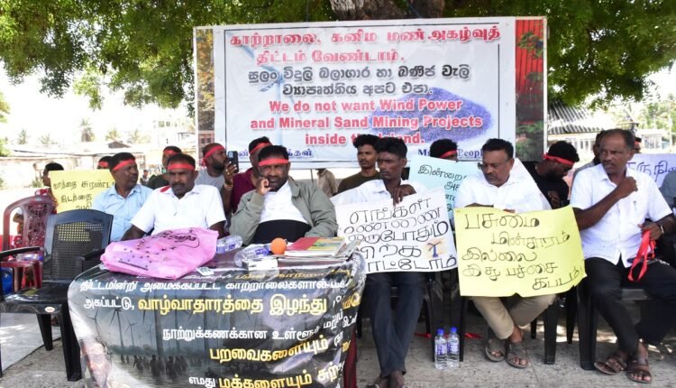 மன்னாரில் 36 ஆவது நாளாக தொடரும் போராட்டம்