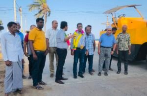 சாய்ந்தமருது ஒஸ்மன் வீதிக்கான காபட் இடும் பணிகள் ஆரம்பித்து வைப்பு