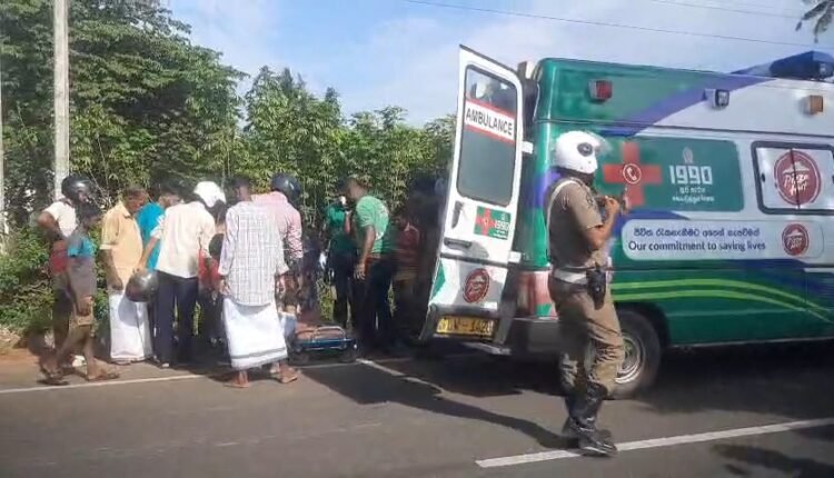 யாழ். உரும்பிராயில் இடம்பெற்ற விபத்தில் ஒருவர் படுகாயம்!
