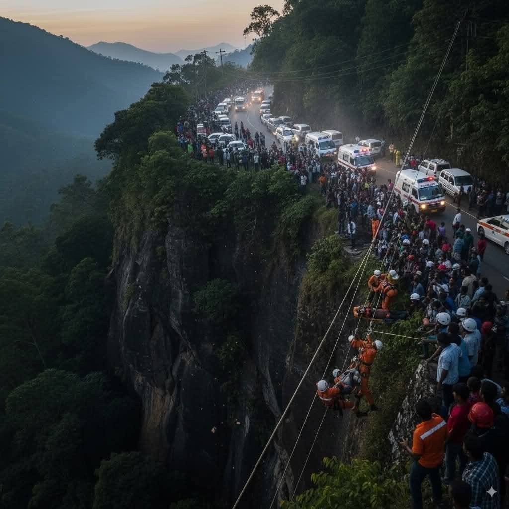 வெல்லவாய பஸ் விபத்து இடம்பெற்ற இடத்தில் மண்ணாலான பாதுகாப்பு தடுப்பு நிர்மாணம்