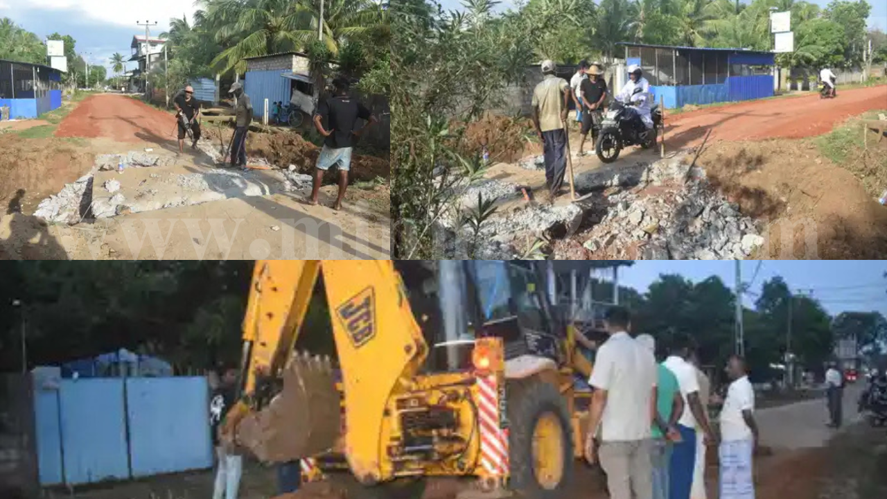 கந்தளாய் பேராறு பகுதியில் நீடித்த வடிகால் பிரச்சனைக்கு தீர்வு – முப்பது லட்சம் ரூபா ஒதுக்கீடு