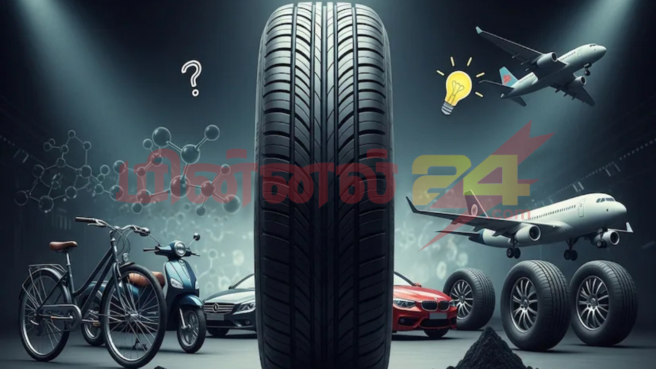 வாகன டயர்கள் ஏன் கருப்பு நிறத்தில் இருக்கிறது