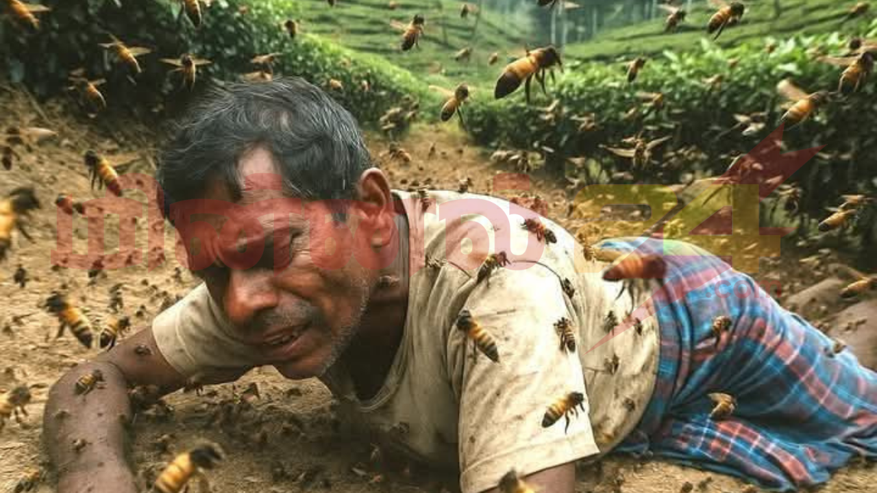 குளவிகொட்டுக்கு இலக்கான முதியவர்