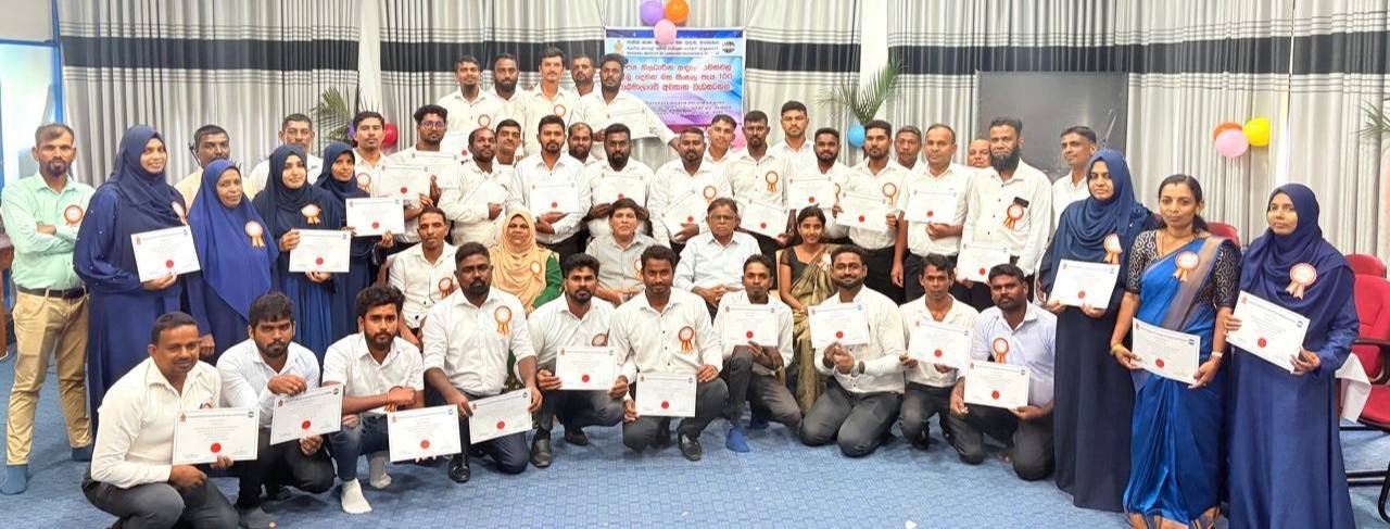 இரண்டாம் மொழி சிங்கள பயிற்சி நெறியை சான்றிதழ் வழங்கும் நிகழ்வு