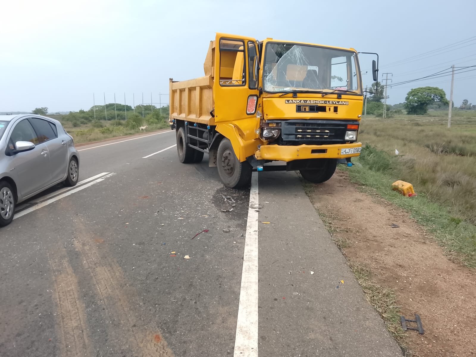 கிளிநொச்சி ஆனையிறவு பகுதியில் விபத்து!