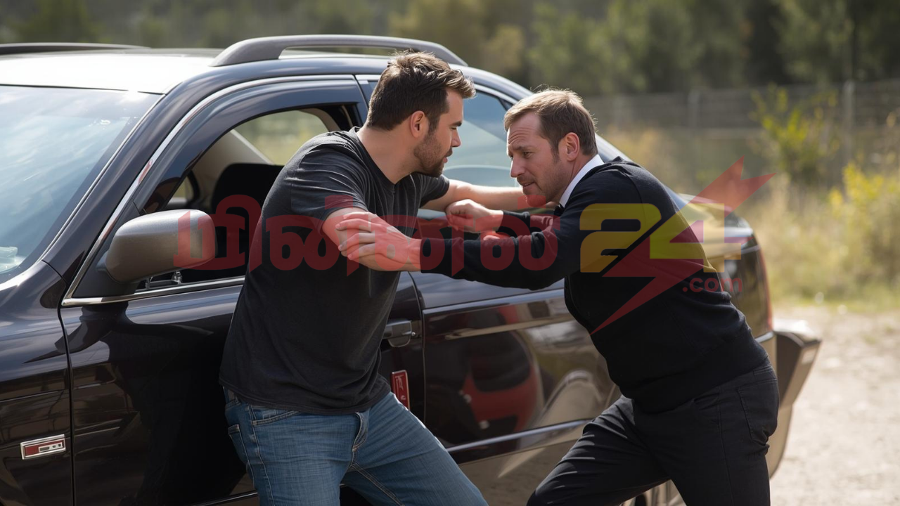 கார் மீது சிறுநீர் கழித்தவரை தட்டிக் கேட்டதால் நேர்ந்த கதி