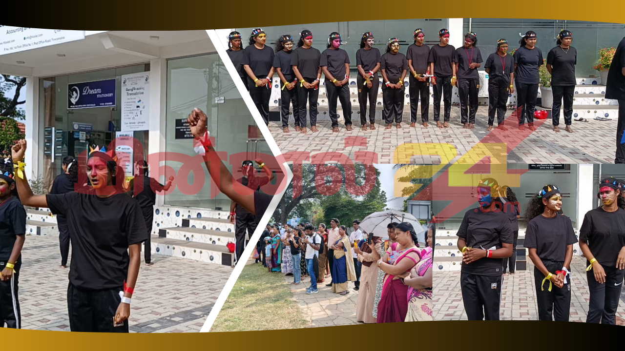 கிழக்கு பல்கலைக்கழக மாணவர்களின் வீதி நாடகம்