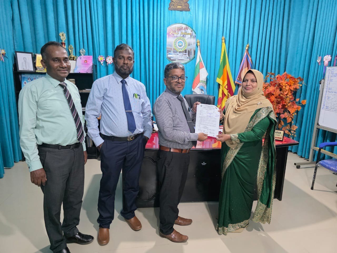 சாய்ந்தமருது மல்ஹறுஸ் ஷம்ஸ் மகா வித்தியாலய நிரந்தர அதிபராக ரிப்கா அன்ஸார் நியமனம்