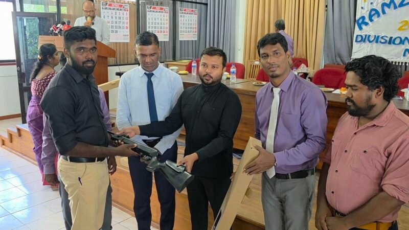 விவசாயிகளுக்கான காற்றழுத்த துப்பாக்கிகள் வழங்கி வைக்கப்பட்டது!