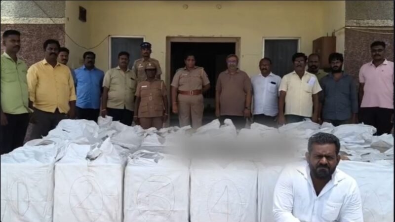 இலங்கைக்கு கடத்தவிருந்த 7 லட்சம் வெளிநாட்டு சிகரெட் பறிமுதல்!