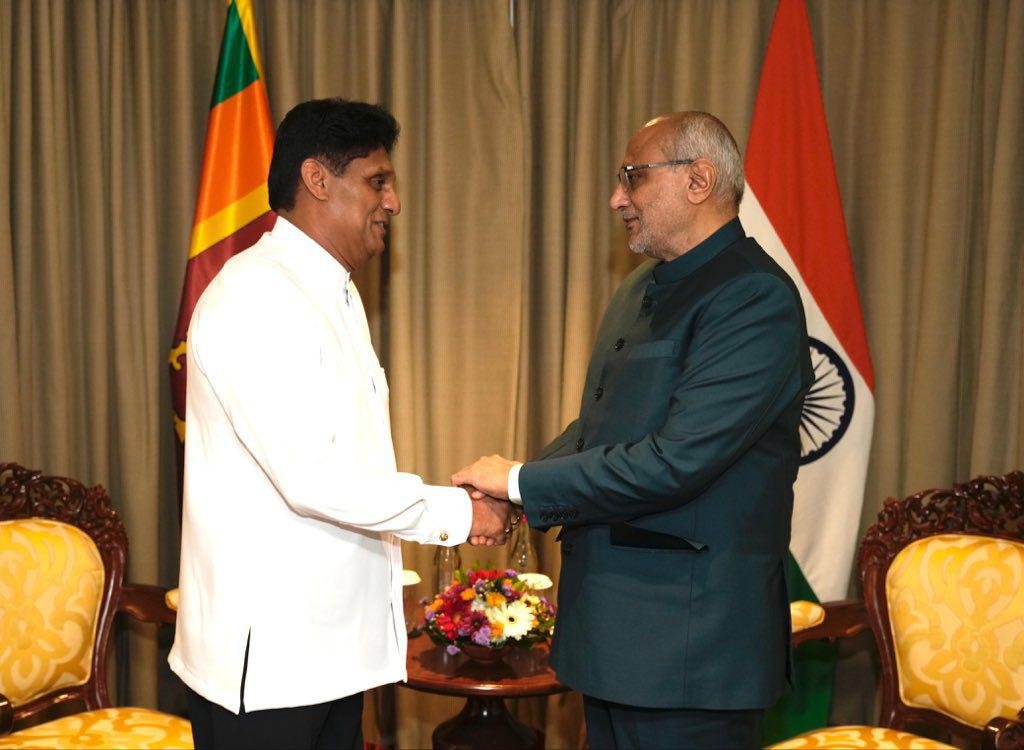 இந்திய துணை ஜனாதிபதி மற்றும் சஜித் பிரேமதாச சந்திப்பு
