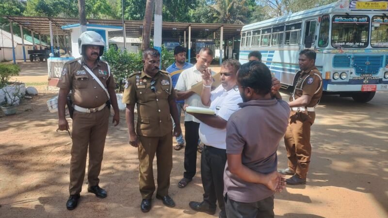 கந்தளாயில் பல ஆண்டுகளுக்கு பின் பாடசாலை வாகனங்கள் பரிசோதனை!