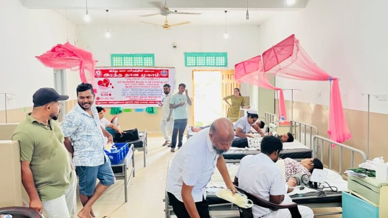 மட்டக்களப்பு – பழுகாமத்தில் மாபெரும் இரத்ததான முகாம்