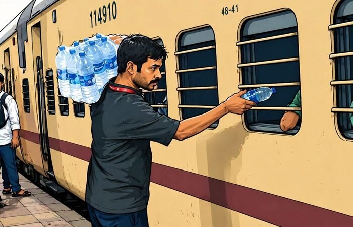 கொழும்பு- மட்டக்களப்பு ரயில் பயணிகளுக்கு அதிக விலையில் தண்ணீர் போத்தல்களை விற்பனை செய்தவருக்கு அபராதம்!
