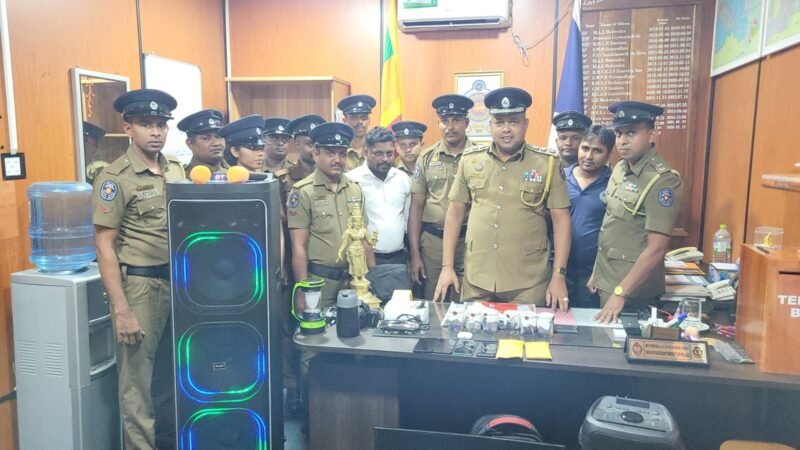 கிளிநொச்சியில் தொடர் திருட்டு : இளம் தம்பதி கைது!