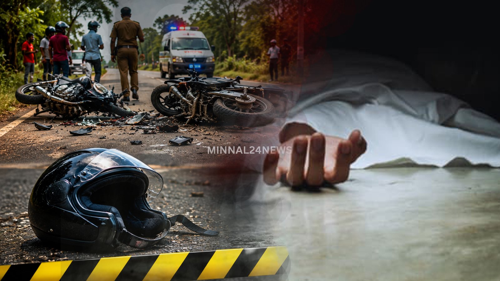 இரண்டு மோட்டார் சைக்கிள்கள் நேருக்கு நேர் மோதி விபத்து : பெண் ஒருவர் உயிரிழப்பு!