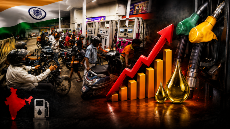 இந்தியா முழுவதும் 2வது நாளாக இன்றும் எரிபொருட்களின் விலை அதிகரிப்பு!