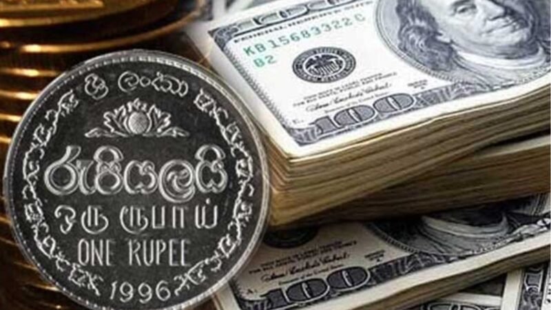 அமெரிக்க டொலருக்கு நிகரான இலங்கை ரூபாயின் பெறுமதி 2.9% இனால் வீழ்ச்சி!