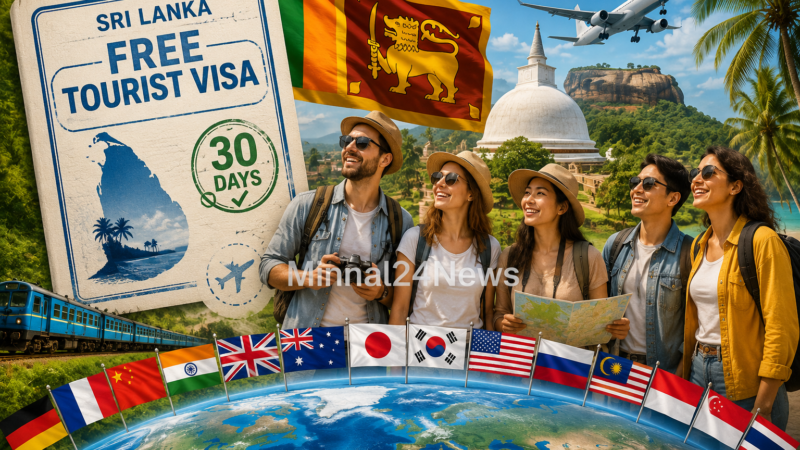 40 நாடுகளுக்கு இலவச விசா அனுமதி : இன்று முதல் அமுலுக்கு வரும் திட்டம்!