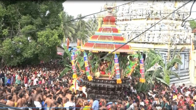 மட்டக்களப்பு சந்திவெளி புதுப்பிள்ளையார் தேவஸ்தானத்தின் தேரோட்டம்