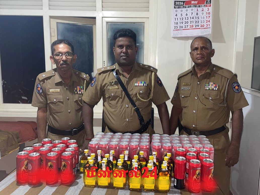 மட்டு. கல்குடாவில் சட்டவிரோதமாக மதுபான வியாபாரத்தில் ஈடுபட்ட பெண் கைது