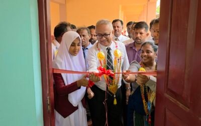 பாலத்தோப்பூர் -ஸாஹிரா வித்தியாலயத்தில் புதிய மாடிக் கட்டிடத் திறப்புவிழா