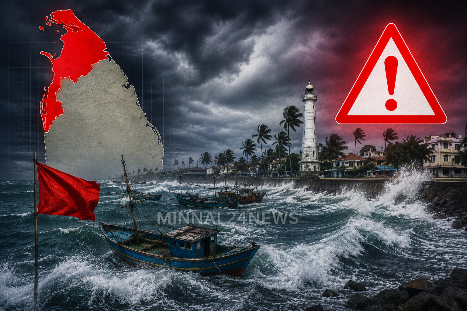 வளிமண்டலவியல் திணைக்களம் விடுத்துள்ள சிவப்பு எச்சரிக்கை