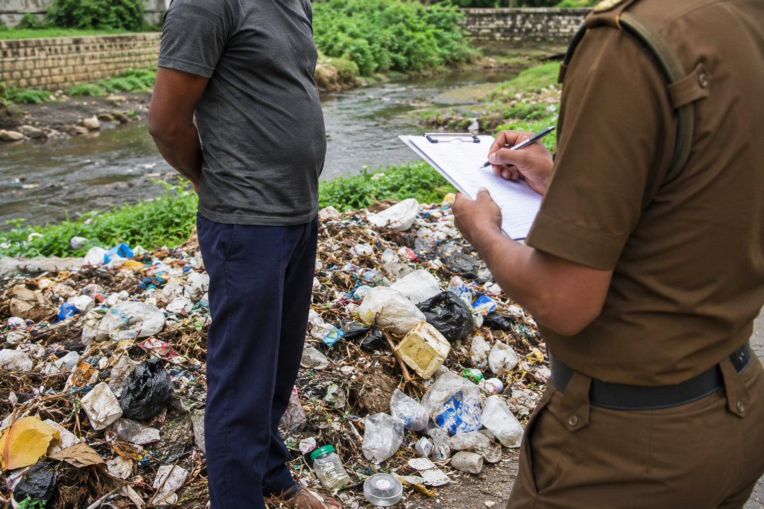 களுவாஞ்சிக்குடியில் பொது இடங்களில் குப்பை கொட்டிவருக்கு எதிராக சட்ட நடவடிக்கை