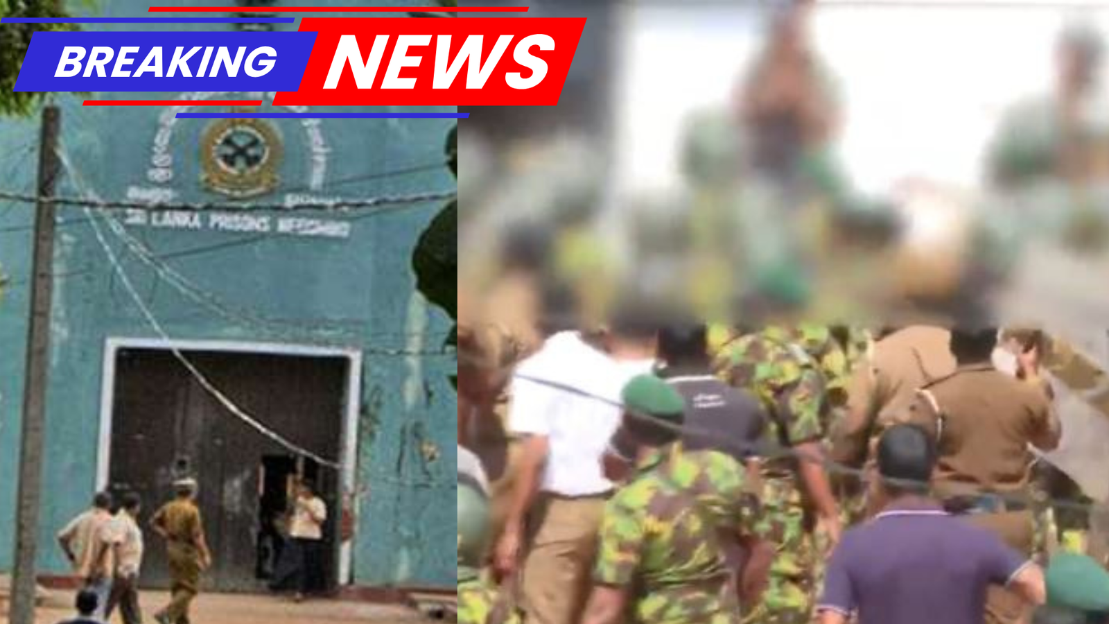 Breking : நீர்கொழும்பு சிறைச்சாலை மோதல் : சிறை அதிகாரிகள் உட்பட மூவர் உயிரிழப்பு!