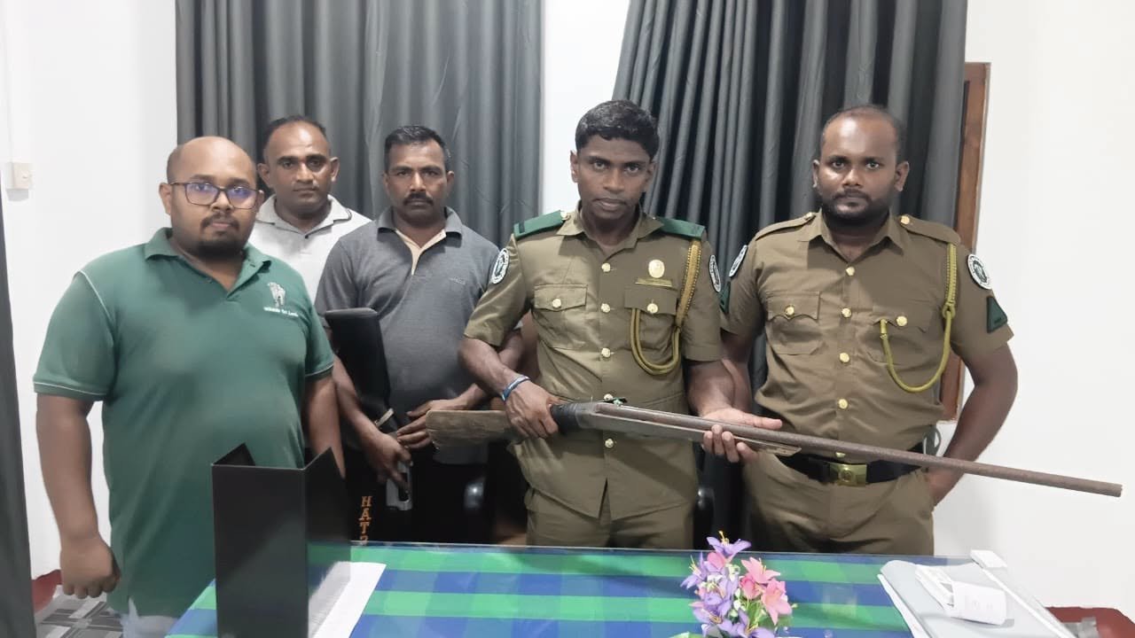 புத்தங்கல சரணாலயப் பகுதியில் துப்பாக்கியுடன் ஒருவர் கைது