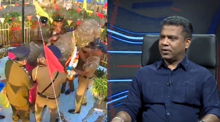 திலீபனின் சிலை அகற்றப்பட்டமை தொடர்பில் பொலிஸாரின் நடவடிக்கைக்கு அரசு தரப்பு விளக்கம்