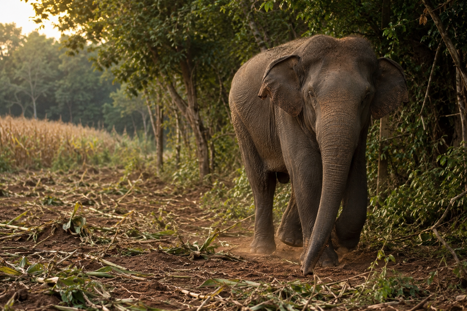 விகாரையில் பெண் யானை தாக்கி சுற்றுலா வழிகாட்டி உயிரிழப்பு : இருவர் கைது